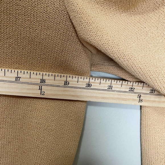 Vintage St. John Embroidered Long Sleeve Button Up Cardigan Brown 10 - Picture 7 of 7